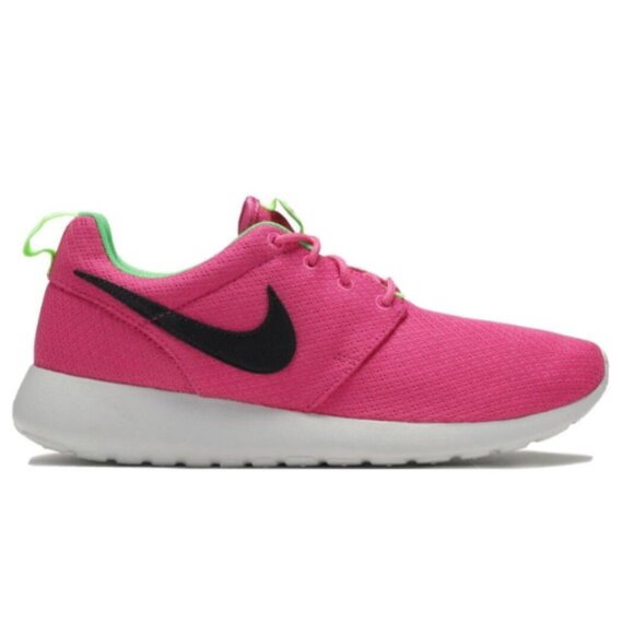 Nike Other - NIKE Roshe Run - Pink/White/Green Girls 7Y